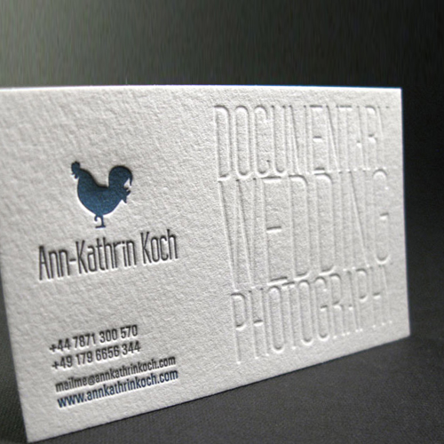 Texture Debosed Card 1